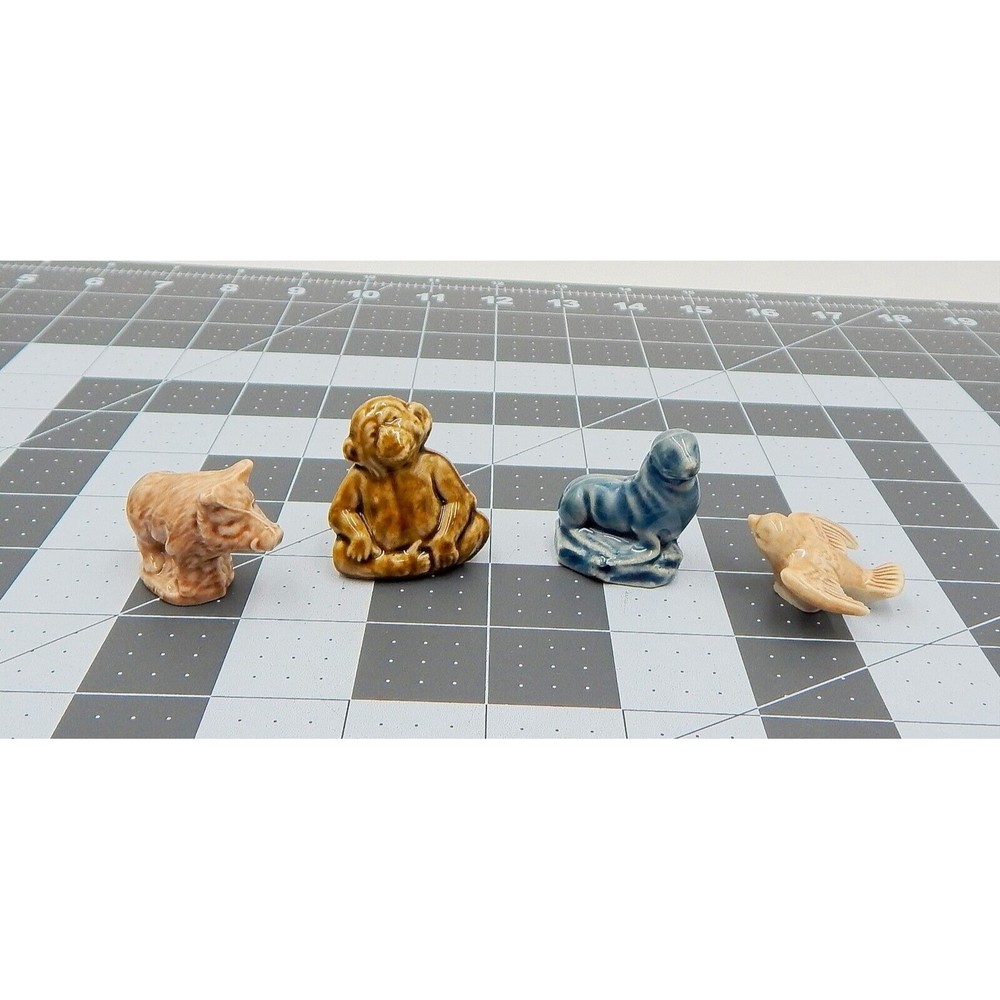 Wade England Figurines USA Red Rose Tea Series 1 Lot 4 Whimsies Sea Lion